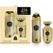 Afnan Bait Al Bakhoor Dahaab Saafi Perfume Gift Set For Unisex Edp 100ml + Deo Set Afnan Bait Al Bakhoor Dahaab Saafi Perfume Gift Set For Unisex Edp 100ml + Deo Set