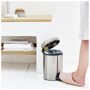 Brabantia Pedal Bin NewIcon 3Litre Matte Steel Finger Print Proof