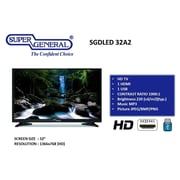 Super General SGLED32A2 Full HD LED Television 32inch Super General SGLED32A2 Full HD LED Television 32inch