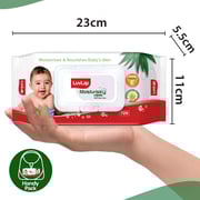 LuvLap Paraben Free Baby Wipes with Aloe Vera, with Fliptop Lid (72 Wipes/Pack) (Pack of 3) LuvLap Paraben Free Baby Wipes with Aloe Vera, with Fliptop Lid (72 Wipes/Pack) (Pack of 3)