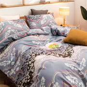 Deals For Less Luna Home King Size 6 Pcs ( Duvet Cover 220x240, Bedsheet 200x200+30cm, 4 Pillow Covers 50x75 Cm) Bedding Set, Bohemia Design Bedding Set Deals For Less Luna Home King Size 6 Pcs ( Duvet Cover 220x240, Bedsheet 200x200+30cm, 4 Pillow Covers 50x75 Cm) Bedding Set, Bohemia Design Bedding Set