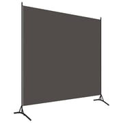 Vidaxl 1-panel Room Divider Anthracite 175x180 Cm Vidaxl 1-panel Room Divider Anthracite 175x180 Cm