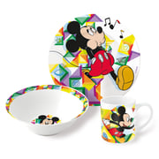 Disney Mickey Mouse 3pcs Dinner Set Disney Mickey Mouse 3pcs Dinner Set