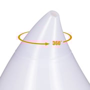 Crane Droplet Ultrasonic Cool Mist Humidifier, Filter Free, 0.5 Gallon With Optional Vapor Pad Slot, 3 Speed Output Settings, White Crane Droplet Ultrasonic Cool Mist Humidifier, Filter Free, 0.5 Gallon With Optional Vapor Pad Slot, 3 Speed Output Settings, White