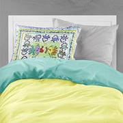 Caroline's Treasures 8073Pillowcase Kissing Fish Moisture Wicking Fabric Standard Pillowcase, Standard, Multicolor