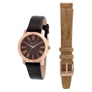 Kenneth Cole New York Watch For Women Box Set with Brown Calfskin Strap