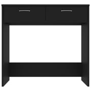 Vidaxl Desk Black 80x40x75 Cm Engineered Wood Vidaxl Desk Black 80x40x75 Cm Engineered Wood