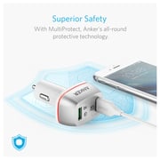Anker Powerdrive Plus Dual Port USB Car Charger White - A2224H21 Anker Powerdrive Plus Dual Port USB Car Charger White - A2224H21