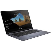 Asus VivoBook Flip (TP412FA-OS31T) Convertible Laptop- 14Inch Touch Intel Core i3-8145U, 4GB, 128GB SSD, 2.1GHz, Win10, Eng-kb, Star Grey (1 Year Warranty) Asus VivoBook Flip (TP412FA-OS31T) Convertible Laptop- 14Inch Touch Intel Core i3-8145U, 4GB, 128GB SSD, 2.1GHz, Win10, Eng-kb, Star Grey (1 Year Warranty)