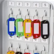 Rubik Key Cabinet Wall Mount Design Safe Box with Key Lock (20 Key Capacity) Black
