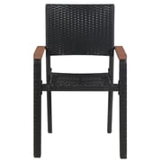 Vidaxl Outdoor Chairs 2 Pcs Poly Rattan Black Vidaxl Outdoor Chairs 2 Pcs Poly Rattan Black