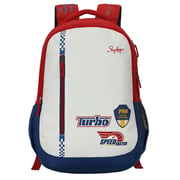 Skybag BPFIGE1WHT, Figo Extra 01 Unisex White School Backpack 30 Litres