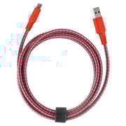 Energea Nylo Tough Micro USB Cable 3m Red - CBLNTAMRED300 Energea Nylo Tough Micro USB Cable 3m Red - CBLNTAMRED300