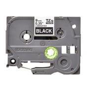 Brother Tze-325 9mm White On Black Laminated Tape Brother Tze-325 9mm White On Black Laminated Tape