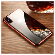 Benks Electroplating Cover Case Red For iPhone X - 600554