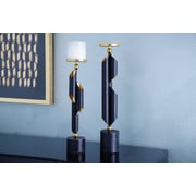 Gregorian Candle Holder Black/gold 11x11x49cm Gregorian Candle Holder Black/gold 11x11x49cm