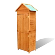 Vidaxl Garden Storage Cabinet Brown 79x49x190 Cm Vidaxl Garden Storage Cabinet Brown 79x49x190 Cm