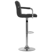 Vidaxl Bar Stools 2 Pcs Dark Grey Fabric Vidaxl Bar Stools 2 Pcs Dark Grey Fabric
