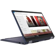 Lenovo Yoga 6 C600 82ND00DBAX 2 in 1 Laptop - Core Ryzen 5 2.1GHz 8GB 256GB Shared 13.3inch FHD Abyss Blue English/Arabic Keyboard