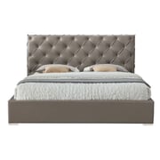 MooBoo Lauren 180cm PU Taupe King Size Bed