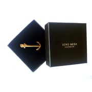 Soko Mesh Tie Clip Lapel Pin Gold For Men