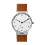 Skagen Ancher Brown Leather Men Watch SKW6433