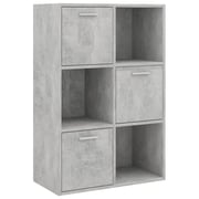 Vidaxl Storage Cabinet Concrete Grey 60x29.5x90 Cm Engineered Wood Vidaxl Storage Cabinet Concrete Grey 60x29.5x90 Cm Engineered Wood