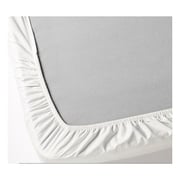 Kingtex Fitted Sheet Queen 180x200cm without Pillow cover White Kingtex Fitted Sheet Queen 180x200cm without Pillow cover White