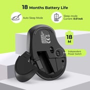 Victsing Optical Mouse - Usb Nano Receiver Silent Click - Ergonomic Design - Up To 24 Months, Black Victsing Optical Mouse - Usb Nano Receiver Silent Click - Ergonomic Design - Up To 24 Months, Black