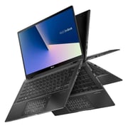 Asus Zenbook Flip 14 UX463FL-AI014T 2-in-1 Laptop - Core i7 1.8GHz 16GB 1TB 2GB Win10 14inch FHD Gun Grey English/Arabic Keyboard