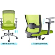 Mahmayi Sleekline T01B Green Office Chair – Mesh Ergonomic Chair For Office Cabin, Bay, Cubicle – Swivel Castor Wheels Adjustable Office Chair (Medium Back) Mahmayi Sleekline T01B Green Office Chair – Mesh Ergonomic Chair For Office Cabin, Bay, Cubicle – Swivel Castor Wheels Adjustable Office Chair (Medium Back)