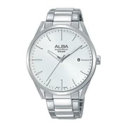 Alba AS9G55X1 Stainless steel/Silver White Gent's Watch
