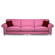Galaxy Design Angelic 3 Seater Sofa Light Pink Galaxy Design Angelic 3 Seater Sofa Light Pink
