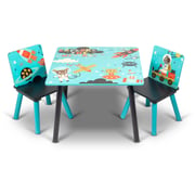 Little Explorer Kids Table & Chair Set Blue