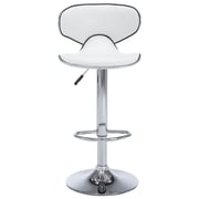 Vidaxl Bar Stools 2 Pcs White Faux Leather Vidaxl Bar Stools 2 Pcs White Faux Leather