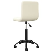 Vidaxl Swivel Office Chair Cream Velvet Vidaxl Swivel Office Chair Cream Velvet