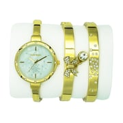 Trend Setter Women's Gold Watch Set - Metal Band Td-9216-2 Trend Setter Women's Gold Watch Set - Metal Band Td-9216-2