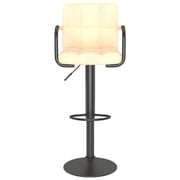 Vidaxl Bar Stools 2 Pcs Cream Velvet Vidaxl Bar Stools 2 Pcs Cream Velvet