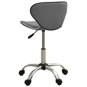 vidaXL Office Chair Grey Faux Leather vidaXL Office Chair Grey Faux Leather