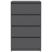 Vidaxl Sideboard Grey 60x35x98.5 Cm Engineered Wood Vidaxl Sideboard Grey 60x35x98.5 Cm Engineered Wood