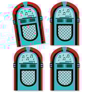 Big Dot of Happiness 50's Sock Hop - Jukebox Decorations Diy 1950S Rock N Roll Party Essentials - Set Of 20 Big Dot of Happiness 50's Sock Hop - Jukebox Decorations Diy 1950S Rock N Roll Party Essentials - Set Of 20