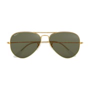 RayBan RB3025-001-62 Gold Metal Unisex Sunglasses RayBan RB3025-001-62 Gold Metal Unisex Sunglasses