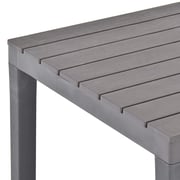 vidaXL Garden Table Mocca 78x78x72 cm Plastic vidaXL Garden Table Mocca 78x78x72 cm Plastic