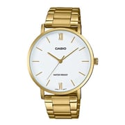 Casio Dress Gold Tone Stainless Steel Men Analog Watch MTP-VT01G-7B