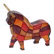 Novica Red And Brown Power Ishpingo Wood Sculpture, 10.75 Novica Red And Brown Power Ishpingo Wood Sculpture, 10.75