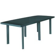 Vidaxl Garden Table Green 210x96x72 Cm Plastic Vidaxl Garden Table Green 210x96x72 Cm Plastic
