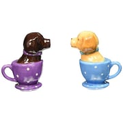 Pacific Giftware Pacific Trading Labrador Retriever Teacup Magnetic Salt & Pepper Shakers They Kiss! Attractives, 3 1/2'' Tall Pacific Giftware Pacific Trading Labrador Retriever Teacup Magnetic Salt & Pepper Shakers They Kiss! Attractives, 3 1/2'' Tall