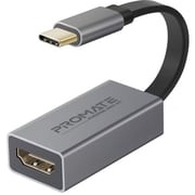 Promate Type C To HDMI Adapter Grey