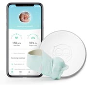 Owlet Smart Sock 2 Baby Oxygen Level And Heart Rate Monitor - Green/white