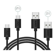 Aukey CB-D5 Qualcomm Quick Charge 2.0 3.0 Micro USB 2.0 Cable (2 X 1 M 1X 2M 2 X 0.3m) 5 Pack